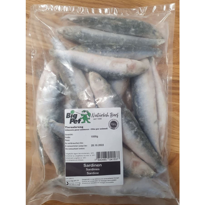 Sardinen ganz - 1kg